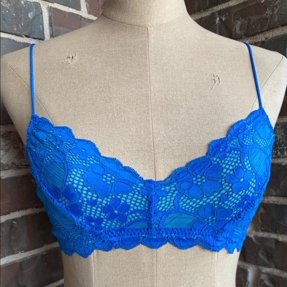 Honeydew Intimates Other - 2 FOR $25 Lace Bralette Bright Blue Scalloped - S